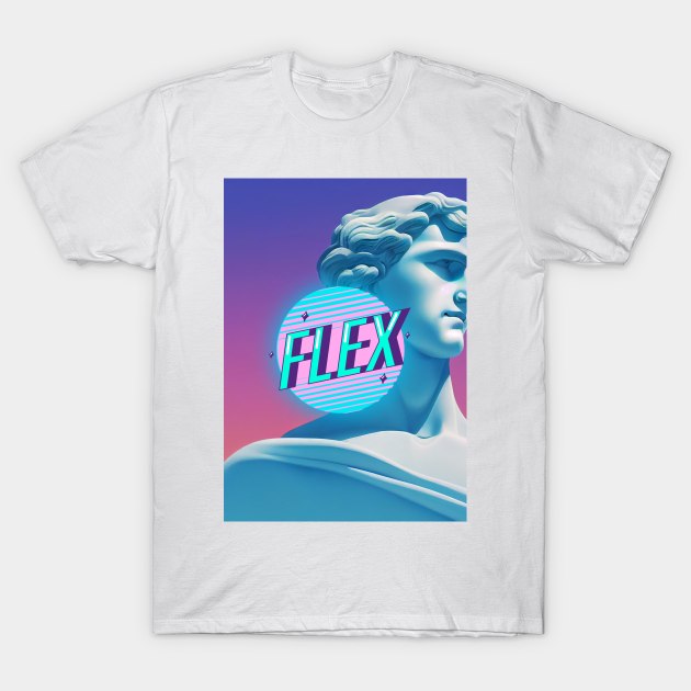 Vaporwave sculpture aesthetic flex T-Shirt by Laakiiart